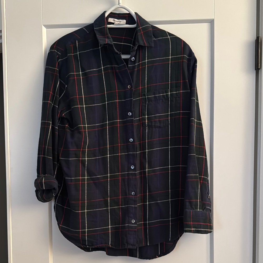 Madewell Flannel Plaid Shirt